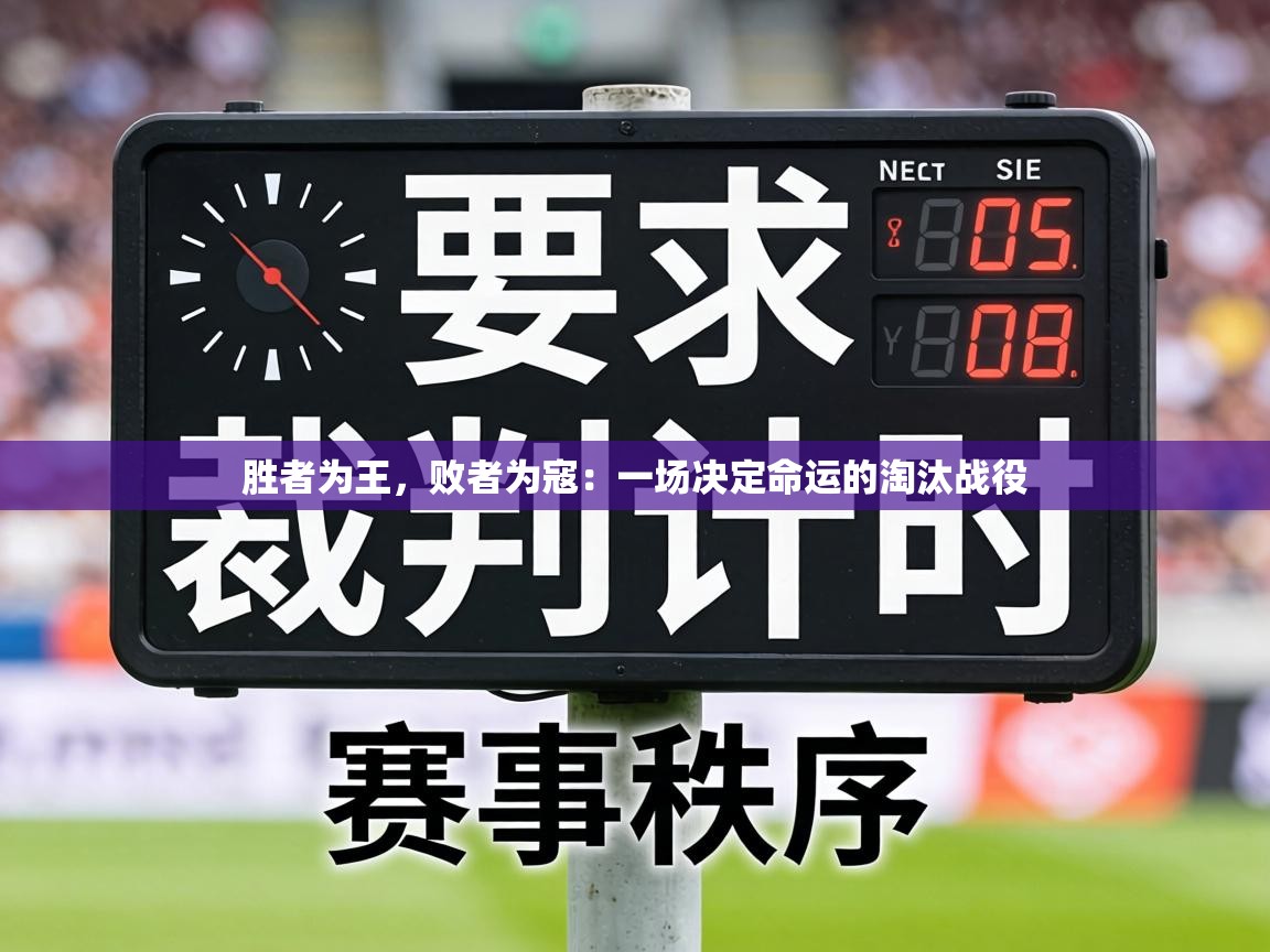 胜者为王,败者为寇:一场决定命运的淘汰战役 第1张